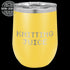 Laser Engraved Knitting Juice Wine Tumbler
